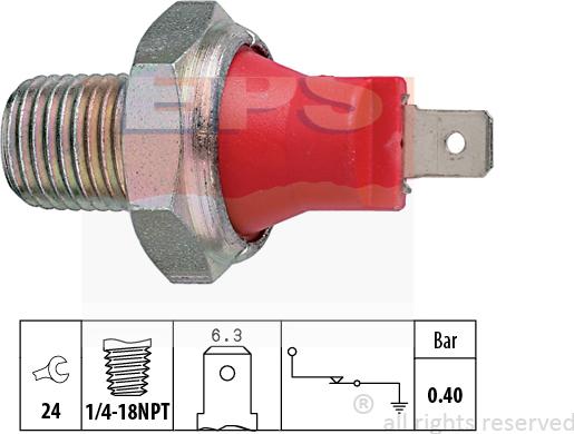 MDR EPS-1800 032 - Devējs, Eļļas spiediens ps1.lv