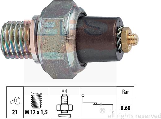 MDR EPS-1800 020 - Devējs, Eļļas spiediens ps1.lv