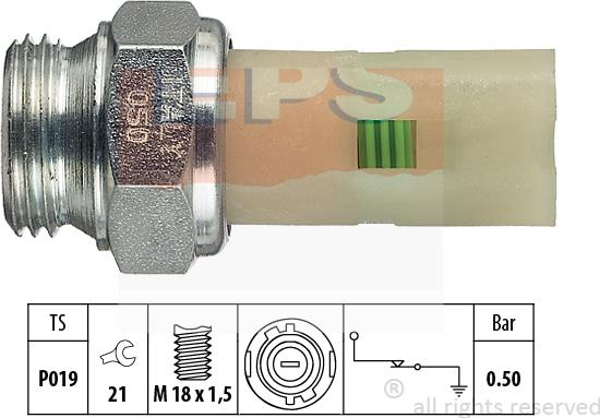 MDR EPS-1800 075 - Devējs, Eļļas spiediens ps1.lv