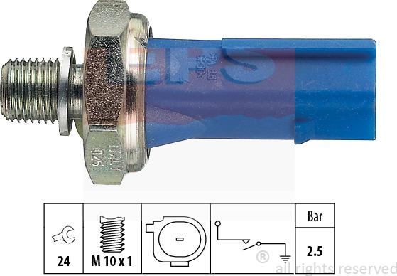 MDR EPS-1800 192 - Devējs, Eļļas spiediens ps1.lv