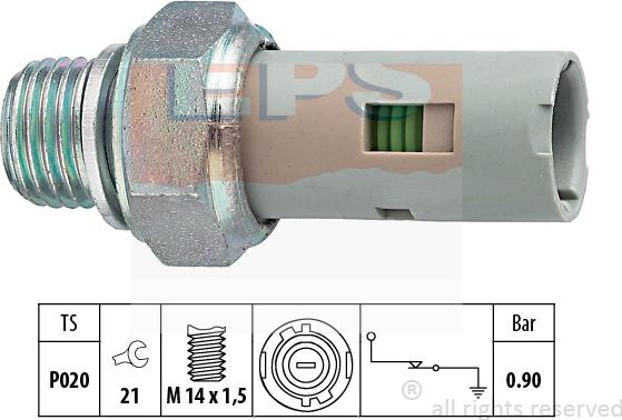 MDR EPS-1800 153 - Devējs, Eļļas spiediens ps1.lv