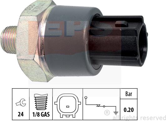 MDR EPS-1800 166 - Devējs, Eļļas spiediens ps1.lv