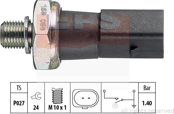 MDR EPS-1800 168 - Devējs, Eļļas spiediens ps1.lv