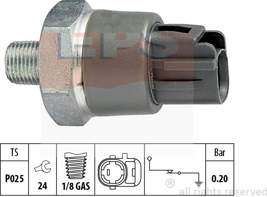 MDR EPS-1800 114 - Devējs, Eļļas spiediens ps1.lv