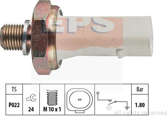 MDR EPS-1800 136 - Devējs, Eļļas spiediens ps1.lv