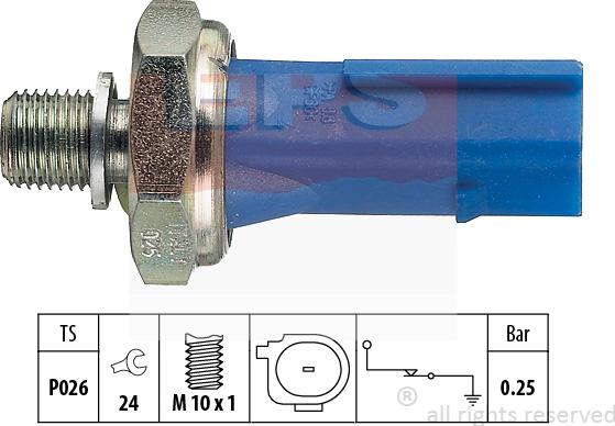 MDR EPS-1800 133 - Devējs, Eļļas spiediens ps1.lv