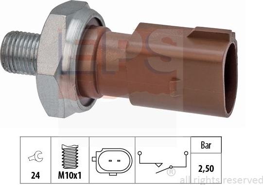 MDR EPS-1800 205 - Devējs, Eļļas spiediens ps1.lv