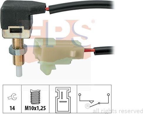 MDR EPS-1810 298 - Slēdzis, Sajūga pievads (Motora vadība) ps1.lv