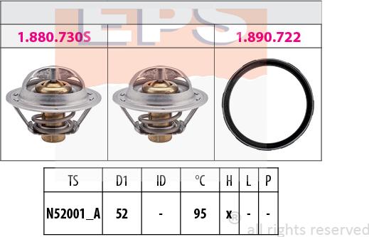 MDR EPS-1880 946 - Termostats, Dzesēšanas šķidrums ps1.lv