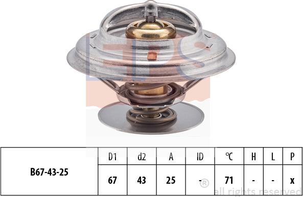 MDR EPS-1880 979S - Termostats, Dzesēšanas šķidrums ps1.lv