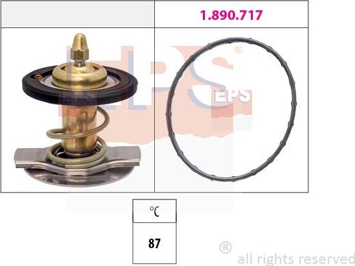 MDR EPS-1880 442 - Termostats, Dzesēšanas šķidrums ps1.lv