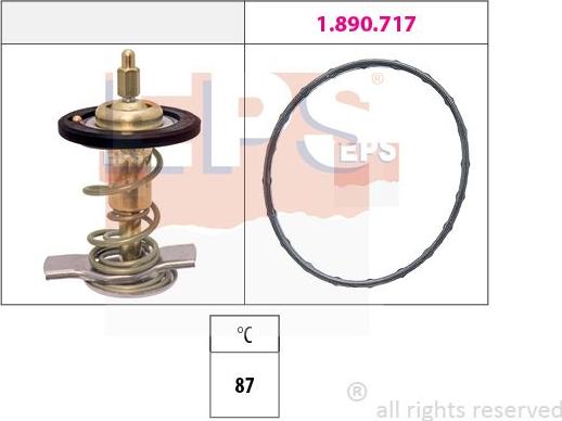 MDR EPS-1880 511 - Termostats, Dzesēšanas šķidrums ps1.lv