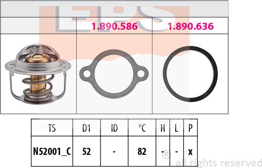 MDR EPS-1880 513 - Termostats, Dzesēšanas šķidrums ps1.lv