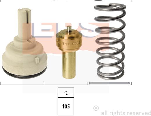 MDR EPS-1880 618S - Termostats, Dzesēšanas šķidrums ps1.lv