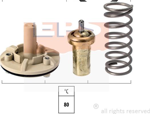 MDR EPS-1880 689S - Termostats, Dzesēšanas šķidrums ps1.lv