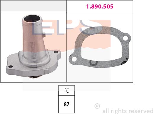 MDR EPS-1880 124 - Termostats, Dzesēšanas šķidrums ps1.lv