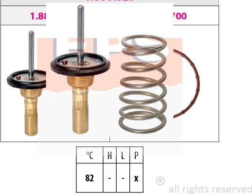 MDR EPS-1880 823S - Termostats, Dzesēšanas šķidrums ps1.lv