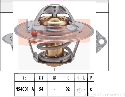 MDR EPS-1880 204S - Termostats, Dzesēšanas šķidrums ps1.lv