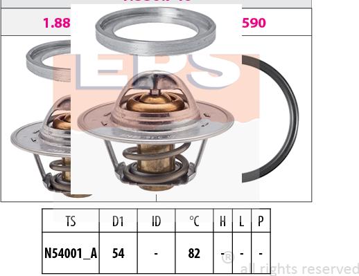 MDR EPS-1880 740S - Termostats, Dzesēšanas šķidrums ps1.lv