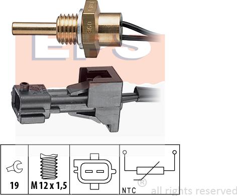 MDR EPS-1830 245 - Devējs, Dzesēšanas šķidruma temperatūra ps1.lv