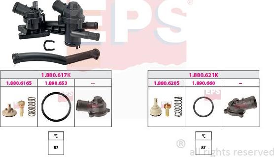 MDR EPS-1879 955KK - Termostats, Dzesēšanas šķidrums ps1.lv