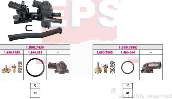 MDR EPS-1879 956KK - Termostats, Dzesēšanas šķidrums ps1.lv