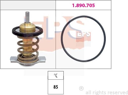 MDR EPS-1879 953 - Termostats, Dzesēšanas šķidrums ps1.lv