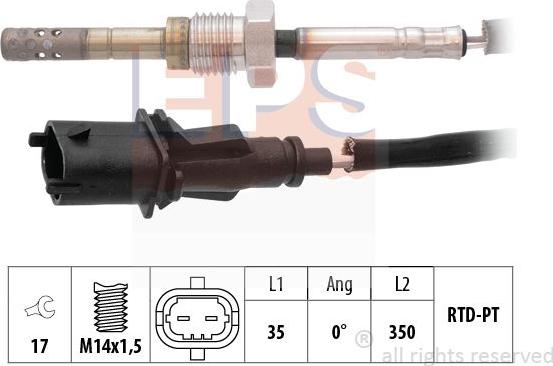 MDR EPS-1220 068 - Devējs, Izplūdes gāzu temperatūra ps1.lv