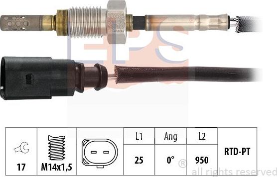 MDR EPS-1220 317 - Devējs, Izplūdes gāzu temperatūra ps1.lv