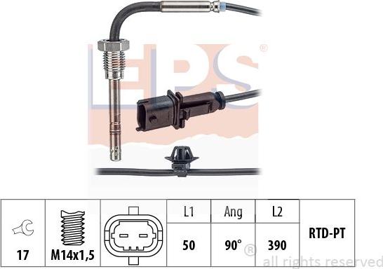 MDR EPS-1220 337 - Devējs, Izplūdes gāzu temperatūra ps1.lv