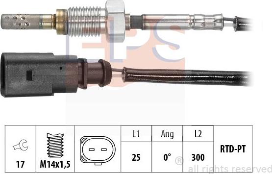 MDR EPS-1220 282 - Devējs, Izplūdes gāzu temperatūra ps1.lv