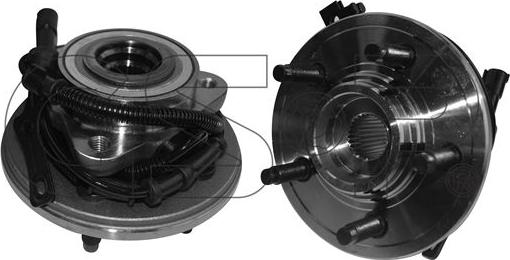 MDR GSP-9327037 - Riteņa rumbas gultņa komplekts ps1.lv