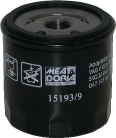 Meat & Doria 15193/9 - Eļļas filtrs ps1.lv
