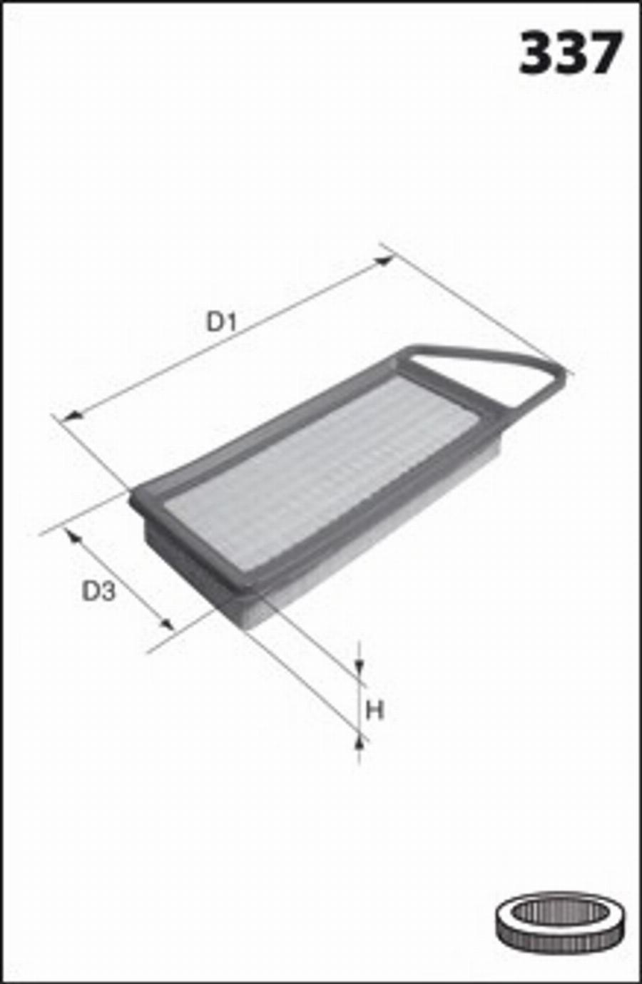 Mecafilter 261 - Gaisa filtrs ps1.lv