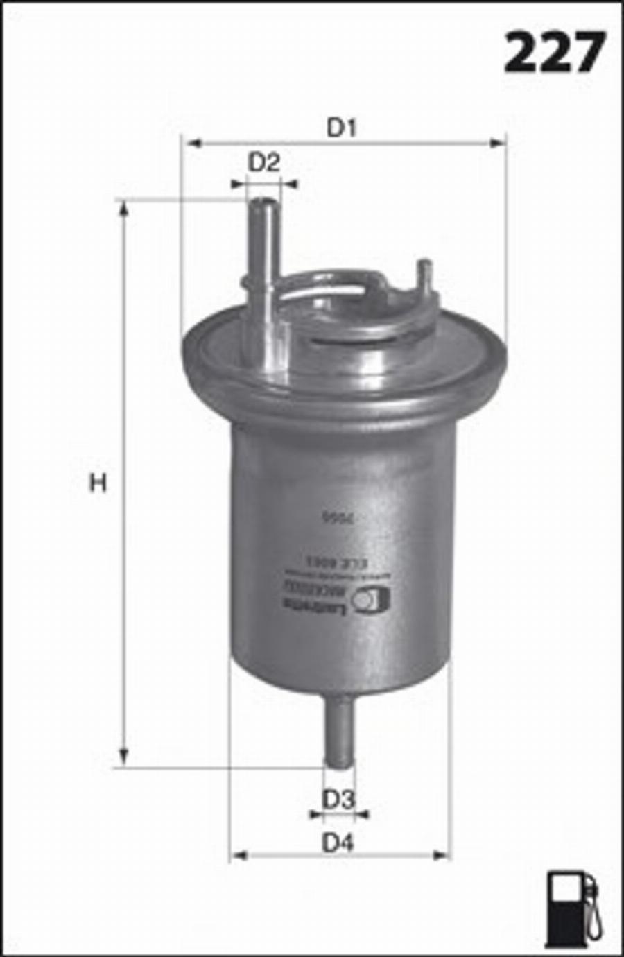 Mecafilter E17 - Degvielas filtrs ps1.lv