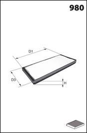 Mecafilter JLR7382 - Filtrs, Salona telpas gaiss ps1.lv