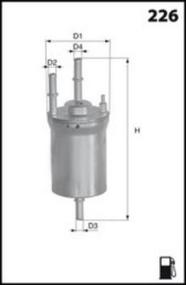 Mecafilter ELE6101 - Degvielas filtrs ps1.lv