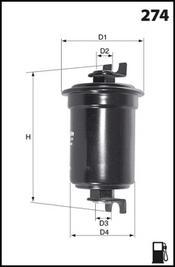 Mecafilter ELE6050 - Degvielas filtrs ps1.lv