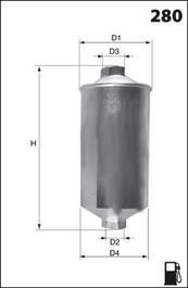 Mecafilter ELE6030 - Degvielas filtrs ps1.lv