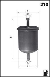 Mecafilter ELE3580 - Degvielas filtrs ps1.lv