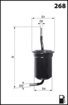 Mecafilter ELE6018 - Degvielas filtrs ps1.lv