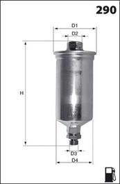 Mecafilter ELE6096 - Degvielas filtrs ps1.lv