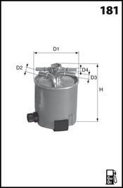 Mecafilter ELG5390 - Degvielas filtrs ps1.lv