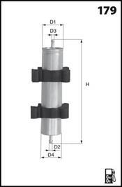 Mecafilter ELG5474 - Degvielas filtrs ps1.lv