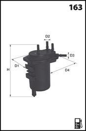 Mecafilter ELG5298 - Degvielas filtrs ps1.lv