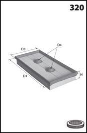 Mecafilter ELP9392 - Gaisa filtrs ps1.lv