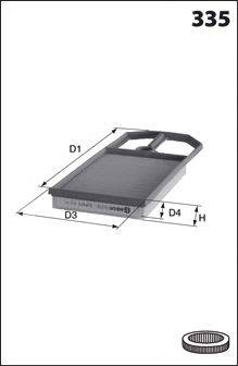 Mecafilter ELP9210 - Gaisa filtrs ps1.lv