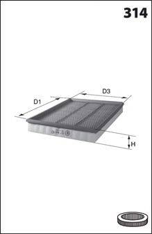 Mecafilter ELP3637 - Gaisa filtrs ps1.lv