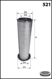 Mecafilter FA3443 - Gaisa filtrs ps1.lv