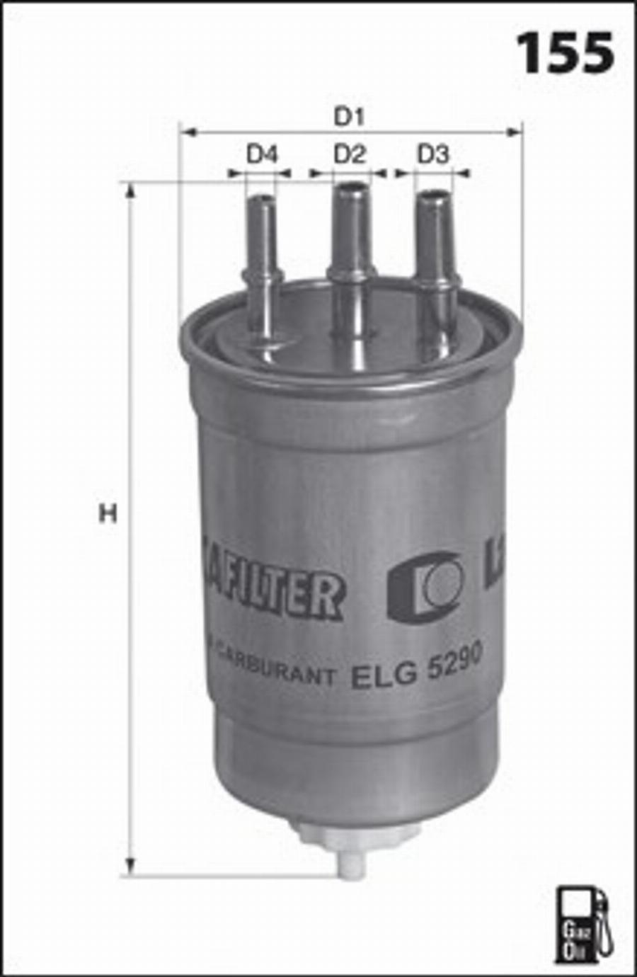 Mecafilter G75 - Degvielas filtrs ps1.lv